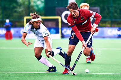 Felix Denayer in action in Brussels, Belgium on May 10, 2018.