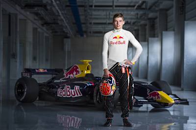 Max Verstappen poses for a portrait at the Red Bull Ring in Spielberg, Austria on August 12th, 2014.