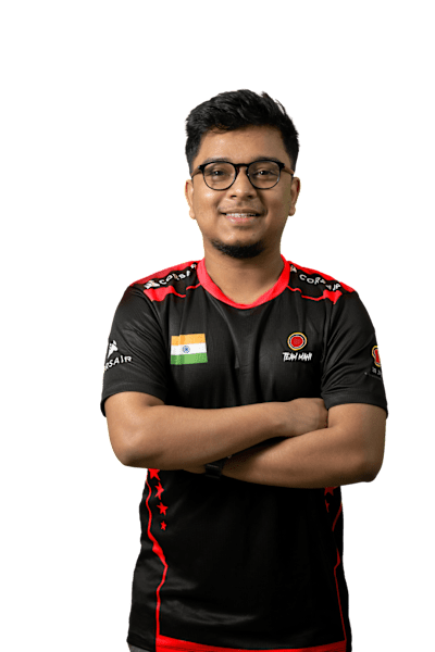 Sabyasachi 'Antidote' Bose of Team Mahi, an Indian Valorant team.