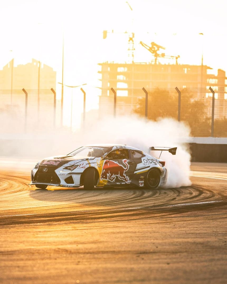 lexus rcf drift car