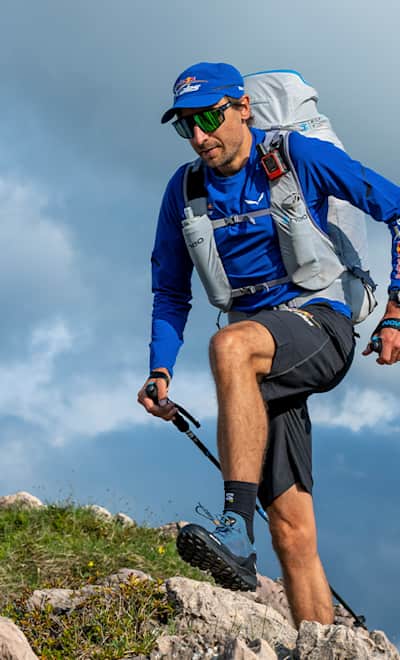 Maxime Pinot (FRA2) hiking in Kitzbühel in 2023