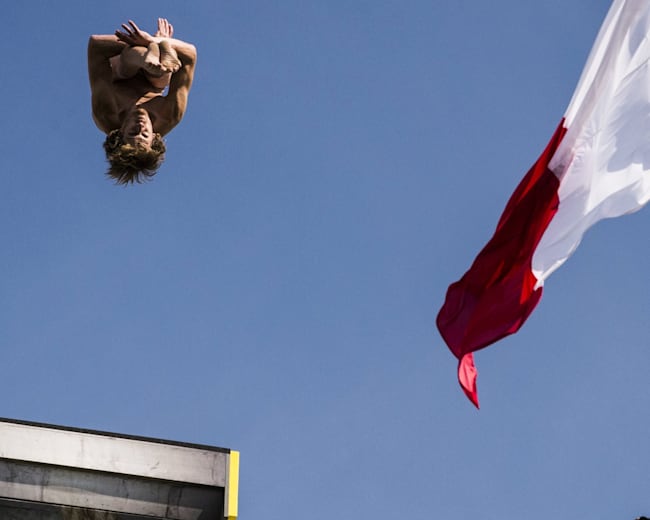 Red Bull Cliff Diving Gary Hunt, intervju s prvakom