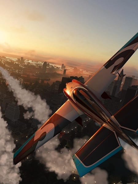 Screenshot of planes over New York City The Crew 2