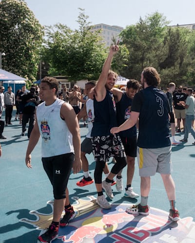 Participants at Red Bull Half Court Qualifier in Sweden.
