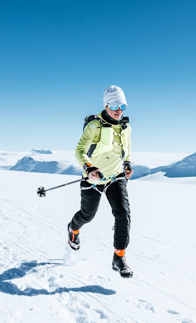 Fernanda Maciel is seen during the project 7 Summits in the Antarctica on December 20, 2022.