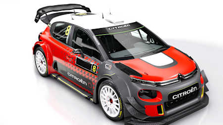 Screenshot aus The Crew Motorfest zeigt den Citroen C3 Racing.