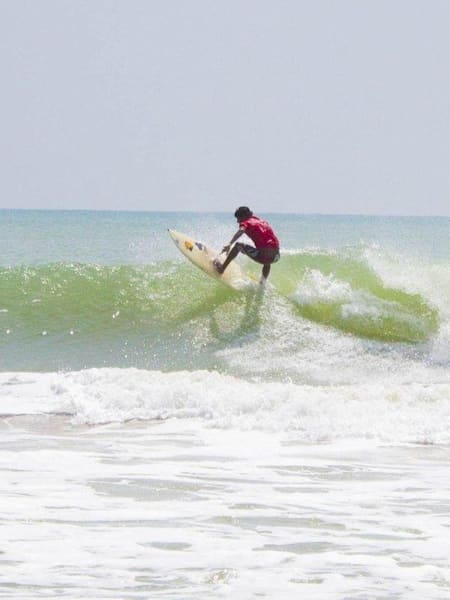India's 7500 km coastline contains numerous surfing destinations.