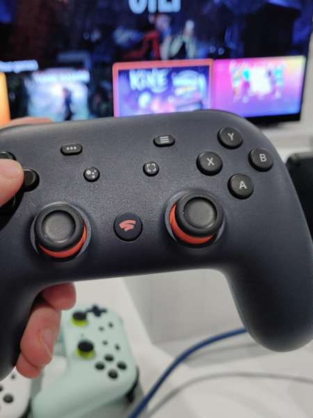 El controlador de la nueva plataforma de juegos de Google, Stadia.