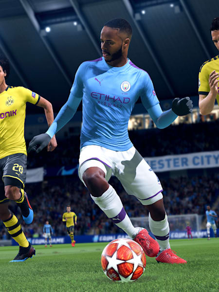 A screenshot of Raheem Sterling in FIFA 20.