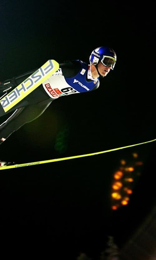 Thomas Morgenstern in action in Kuusamo