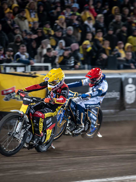 Zdjęcie z wyścigu podczas meczu PGE Ekstraligi