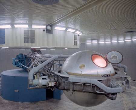 Προσομοιωτής φυγοκέντρου που εκπαιδεύονται αστροναύτες