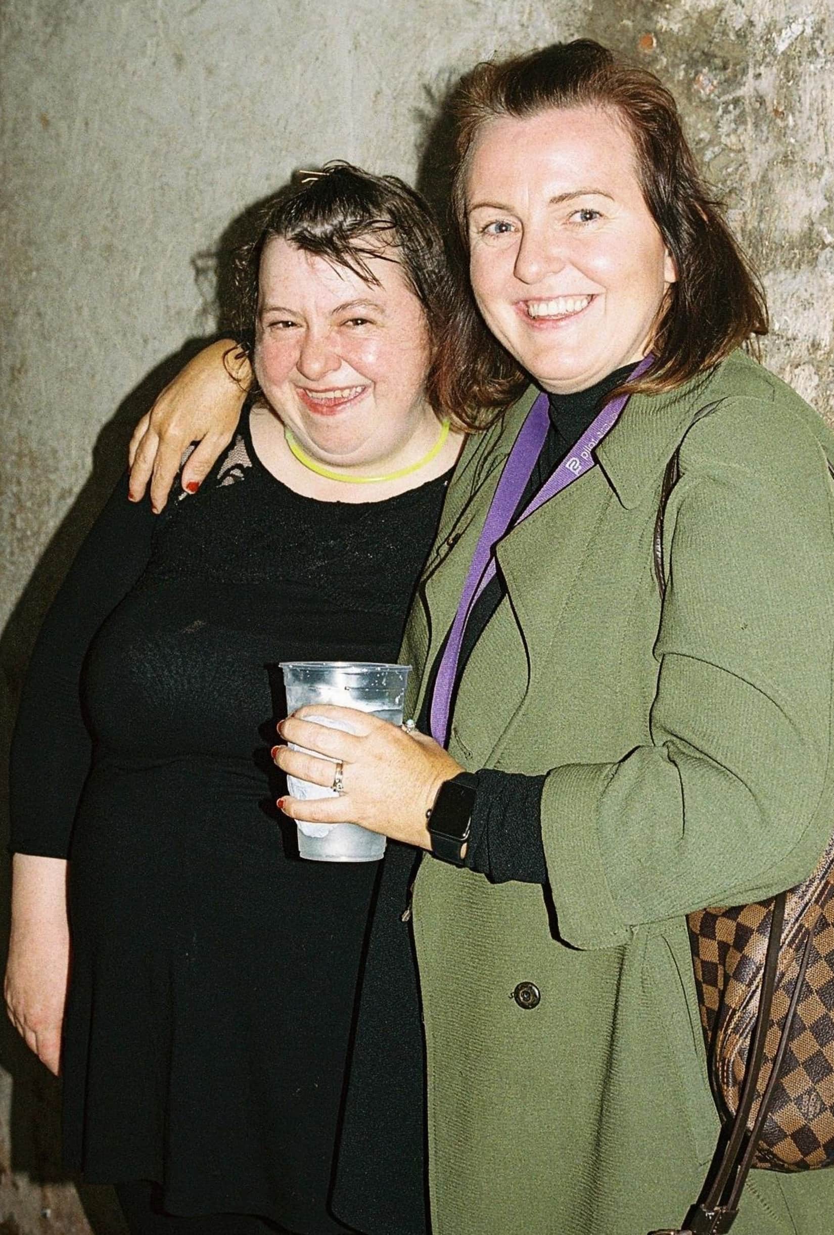 Michelle (left) and Rosie like to "spend quality time together" there