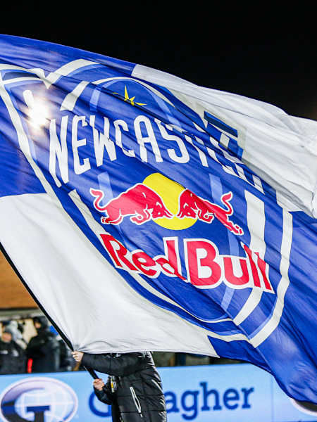 NEWCASTLE RED BULLS FLAG