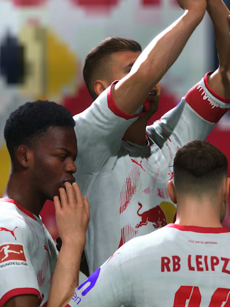 RB Leipzig bejubelt ein Tor in FC 25