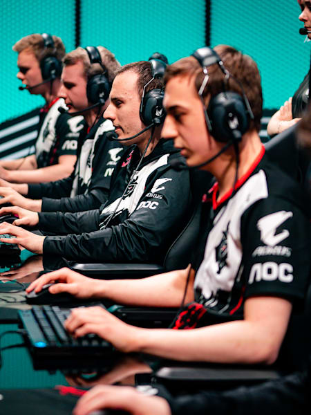 Una foto de G2 durante el split de primavera de la LEC