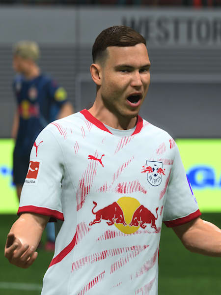 David Raum von RB Leipzig jubelt in FC 25.