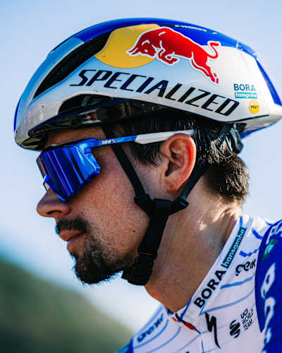 Primož Roglič, de l'équipe Red Bull - BORA - hansgrohe, est photographié lors d'une séance d'entraînement à Palma de Majorque, en Espagne, le 8 décembre 2025.