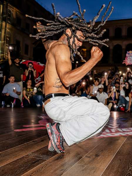 Winston lors des qualifications de Red Bull Dance Your Style à Madrid, 2026