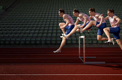 Karsten Warholm displays the well-honed hurdling technique that has made the Norwegian a world-beater.