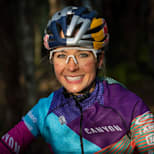 Canadian cross-country mountain biker Emily Batty.