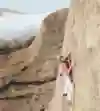 The amount of handholds on granite rock was sparse