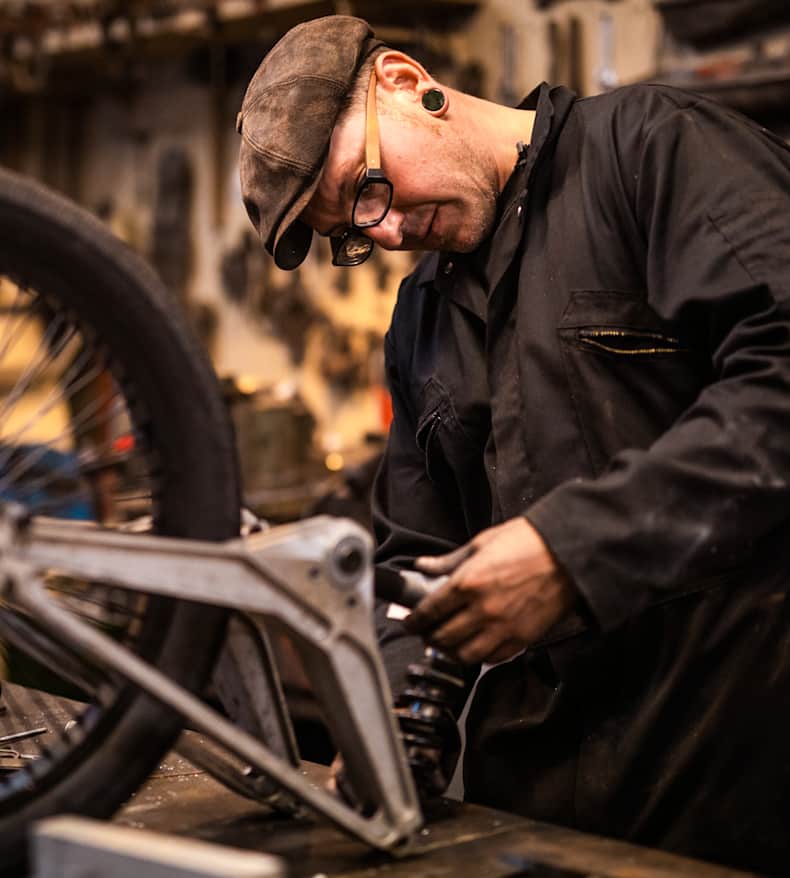 How To Build A Gravity Bike Entirely From Scrap Metal