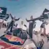 Stéphane Peterhansel celebrates in Buenos Aires