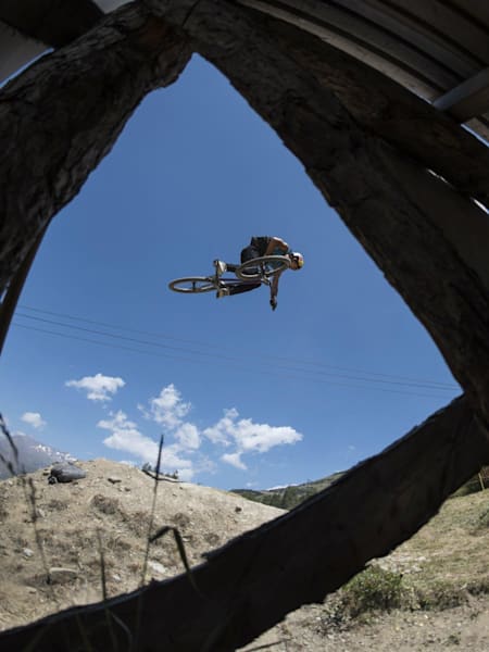 Szymon Godziek a Les Gets