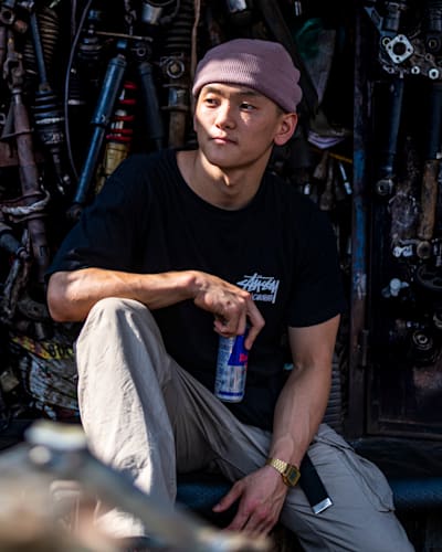 Phil Wizard from Canada poses for a portrait at Chor Bazaar ahead of Red Bull BC One Camp & World Final in Mumbai, India on November 5, 2019 