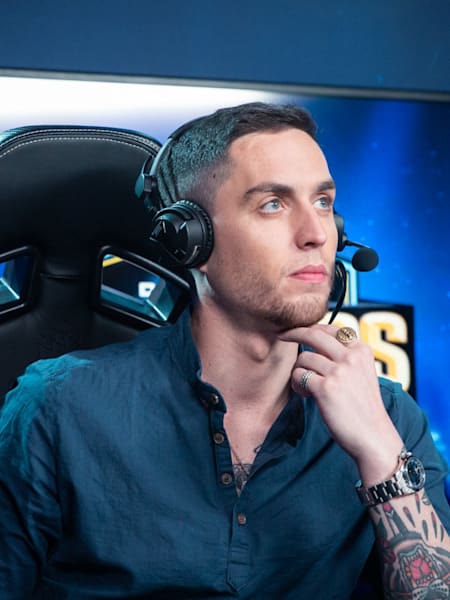 Counter-Strike: Global Offensive commentator HenryG casts at DreamHack.