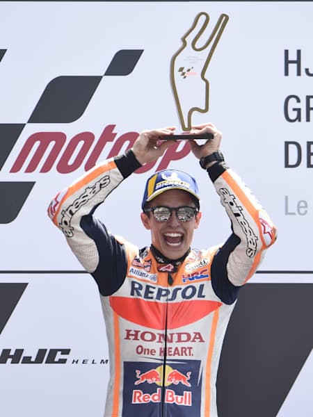 You know, the French GP trophy is the kind that would make you