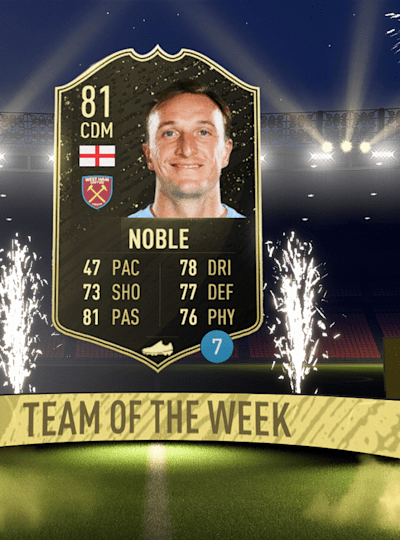 Mark Noble from West Ham in FUT 20