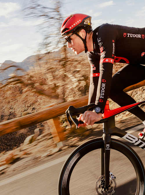Küng, l'un des meilleurs cyclistes sur route au monde, ici à Tenerife.