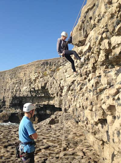 rock climbing dancing