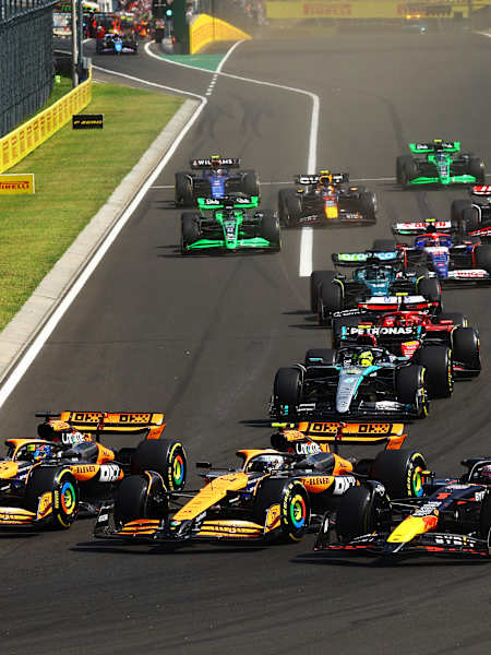 La partenza del GP d'Ungheria 2024 di F1