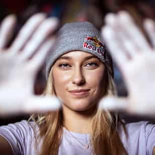 Janja Garnbret of Slovenia poses for a portrait in Ljubljana, Slovenia on March 14, 2020.