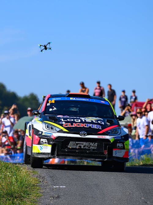 Blach finished an ERC-high 10th place in Zlín