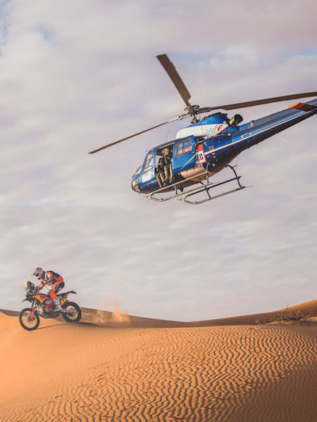 Toby Price (AUS) of Red Bull KTM Factory Team races during stage 6 of Rally Dakar 2020 from Hail to Riyad, Saudi Arabia on January 10, 2020.