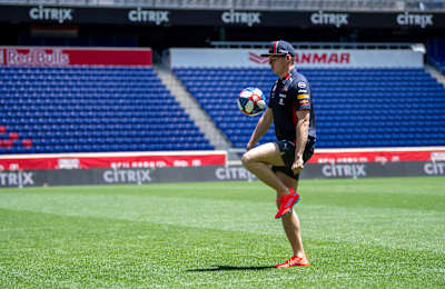 Max Verstappen jako piłkarz