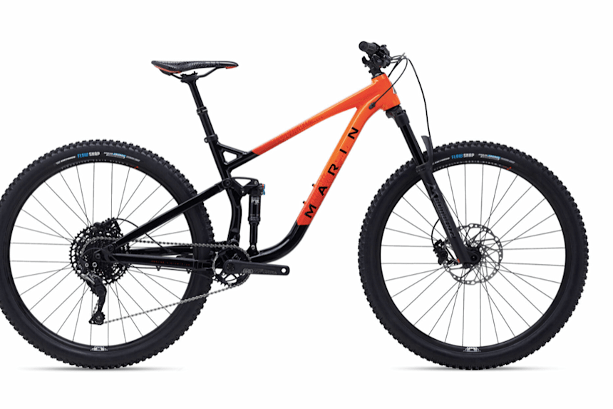 small mountain bike full suspension