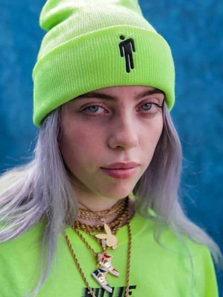 The Grammy-winning, all-conquering musician Billie Eilish.