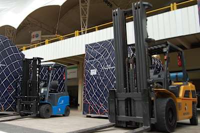 O material chega no circuito na terça-feira