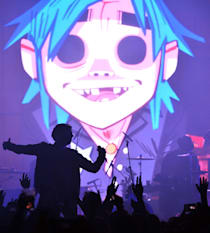 do the gorillaz show their faces