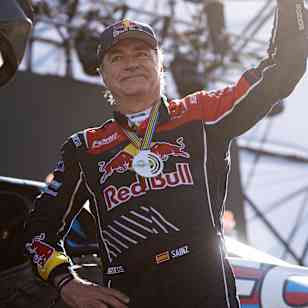 Carlos Sainz no Rali Safari da África do Sul, em 2025