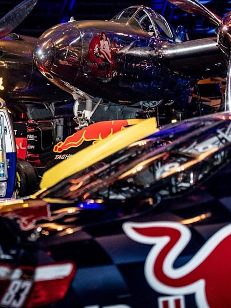 Tyler Blevins a.k.a. Ninja streams during his visit to the Red Bull Hangar-7 as part of the Ninja Euro Trip in Salzburg, Austria on March 8, 2019.