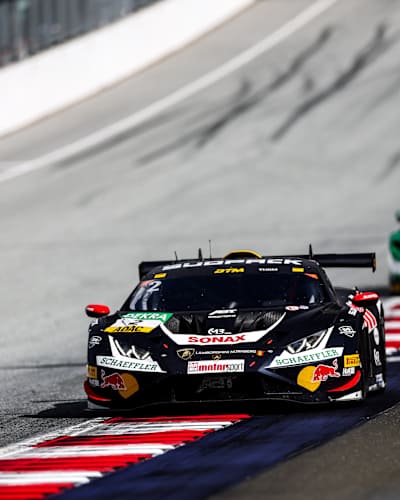 Nicki Thiim races during the DTM at the Red Bull Ring in Spielberg, Austria on September 14, 2025.   