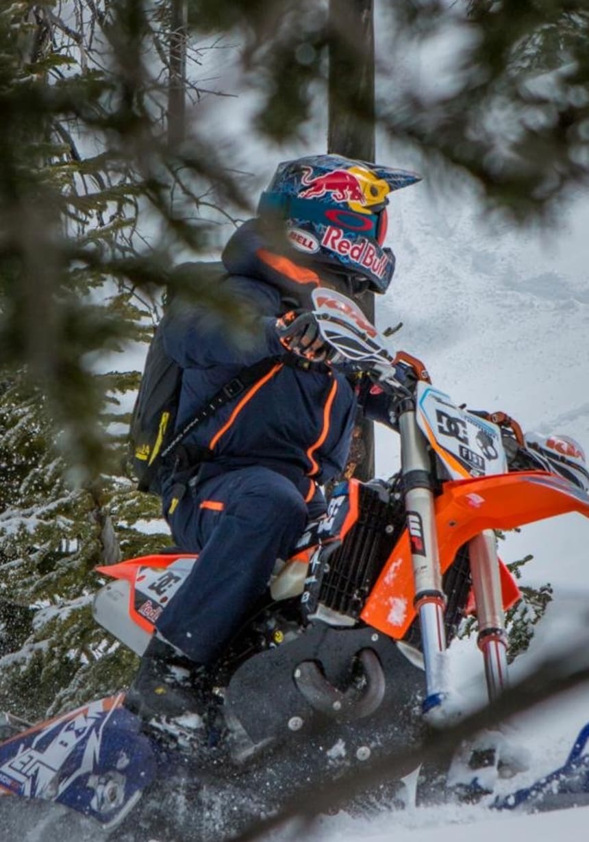 ronnie renner snow bike