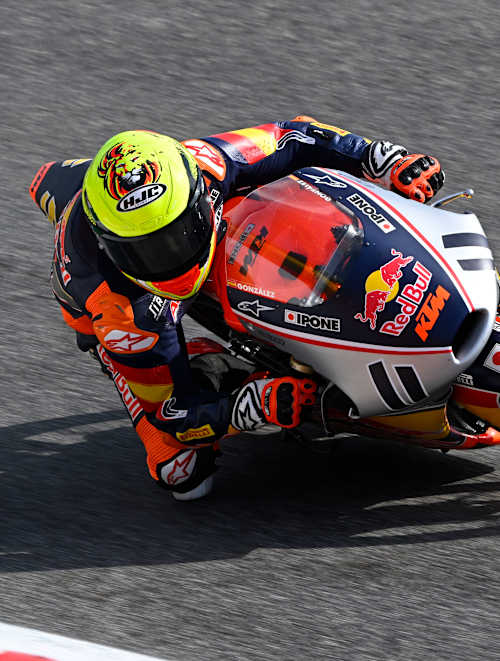 David González set a blistering time to grab pole in Mugello
