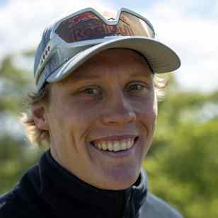 Emil Johansson on the set in California for the filming of his segment in 'Anytime' on April 6 2024.